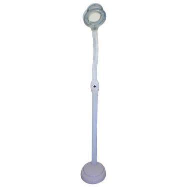 Imagem de Lupa Aumento Luminária Articulada 120 Leds Estética Tripé - Lorben