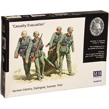 Imagem de Master Box Casualty Evacuation German Infantry Stalingrad Summer 1942 (5) Figure Model Building Kits (1:35 Scale)