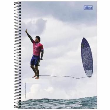 Imagem de Caderno Gabriel Medina Capa Dura Tilibra Escolar Colegial