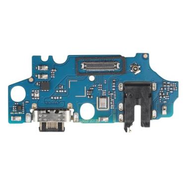 Imagem de BESJMYT Para Samsung Galaxy A05s Porta de carregamento de substituição USB Dock Conector Tipo-C Placa de cabo flexível com conector de microfone Fone de ouvido Porta de microfone Reparação para