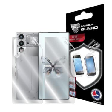 Imagem de IPG Feito para ZTE Nubia Red Magic 10 Pro - Pro Plus Screen + protetor traseiro protetor de hidrogel invisível sensível à tela sensível ao toque HD película transparente antiarranhões - Suave /