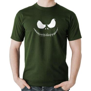 Imagem de Camiseta Algodão Scare Face - Foca na Moda, Musgo, P