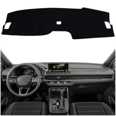 Imagem de KEEGTBOX Capa de painel interior console central protetor de raios UV compatível com Honda CR-V CRV 2023 2024 2025 (sem HUD) acessórios de tapete de placa de painel
