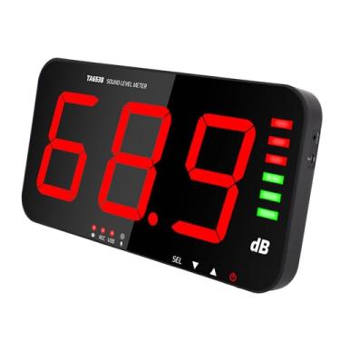 Imagem de Decibel Meter Recorder Medidor de nível de som, Medidor de ruído de parede, Medidor de som de sala de aula, estúdio, casa, Alarme de campainha e registro de dados ilimitado