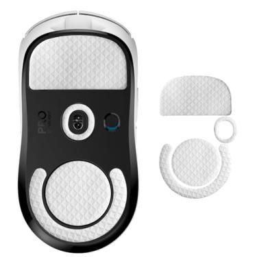 Imagem de yiodelu Patins de mouse deslizantes suaves para substituição de pés de mouse Logitech G Pro X Superlight (PTFE, branco) bordas arredondadas duráveis e ultra suaves para jogos G Pro Superlight