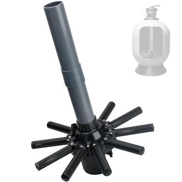 Imagem de SX164DA Conjunto lateral com tubo central compatível com filtro de areia Hayward Pro Series S140T, S144T, S164T, S166T, também serve para Hayward Dyna-skim and Auto-skim Skimmer Sp1091es, Sp10852om,