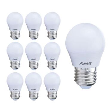 Imagem de Lâmpada Led Bolinha Avant 4W 4000K Bivolt 10 Unidades