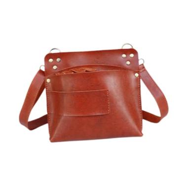 Imagem de harayaa Salão Ferramentas Bolsa Bolsa Ferramentas Saco com Rainamento Profissional de Corrente para Corrente para Cabelado para Cendine, Marrom