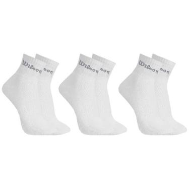 Imagem de Kit 3 Pares Meias Wilson Cano Médio Feminino 34-38, Branco