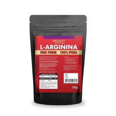 Imagem de Suplemento em Pó 100% Puro Importado Red Fit Nutrition L-Arginina Pura Importada 150g - 50 Doses-Unissex