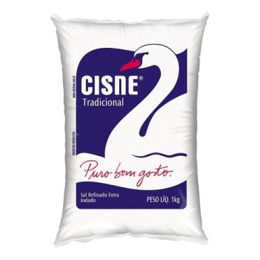 Imagem de Kit c/ 2 Sal Refinado Cisne 1kg