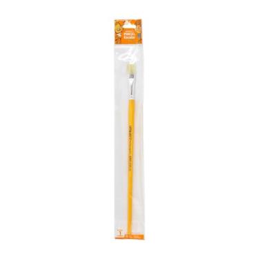 Imagem de PINCEL ESCOLAR CHATO LONGO BLISTER 815-08 CX/24 BLISTER LEOELEO