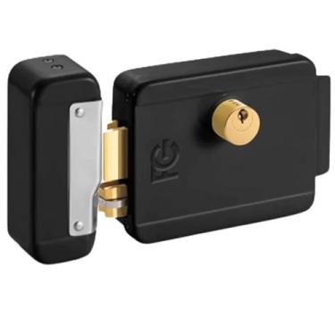 Imagem de Fechadura Elétrica Universal com Memória Mecânica Bivolt 12W Para Portas e Portões de Madeira ou Metal