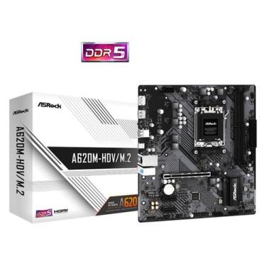 Imagem de Placa Mãe Asrock A620M-Hdv M.2 Ddr5 Socket Am5 Micro Atx