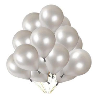 Imagem de Balão Bexiga Liso Decoração Festa 9 Polegadas C/ 25 Und - Top Fest Bru
