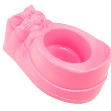 Imagem de Assento penico troninho para bebê infantil plastibaby - azul e rosa - 