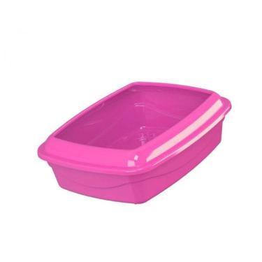 Imagem de Bandeja Alta Com Borda - Pet Injet Rosa