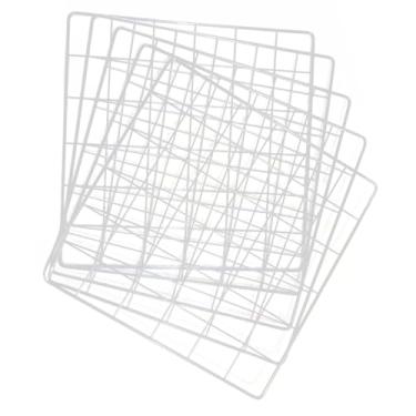 Imagem de Kit 5 Telas Cercados Aramado Para Balcões E Estantes 30x30cm