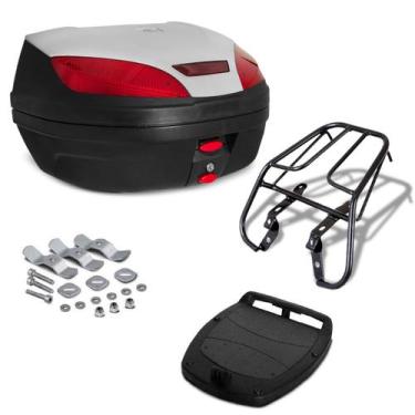 Imagem de Baú Bauleto De Moto 52 Litros Com Bagageiro Titan 125 1995 1996 1997 1