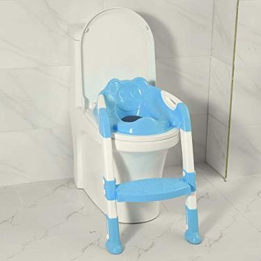 Imagem de KIMISS Cadeira de Criança Portátil de bebê Portátil - Assento de Treinamento de Potty Ajustável Dobrável para Uso Seguro e Confortável