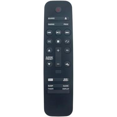 Imagem de Controle remoto de substituição FX10 compatível com sistema estéreo Philips Bass Reflex FX10 FX10/12 FX10/37
