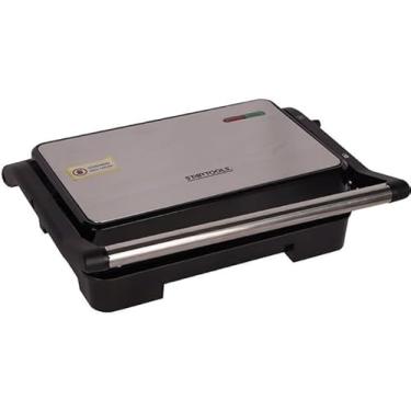 Imagem de Sanduicheira Grill Elétrica Pro | 1000W | Inox | Controle de Temperatura | 127V
