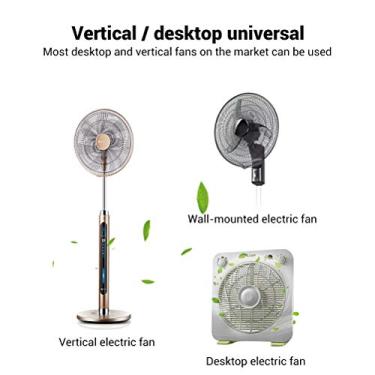 Imagem de KIMISS Capas de Malha de Ventilador Elétrico para bebê e - Protetor de Dedos de Segurança para Casa e Escritório - Capa de Poeira para Ventiladores de 16 a 18 Polegadas (preto)