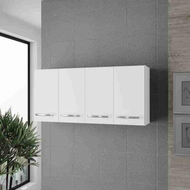 Imagem de Aéreo Suspenso Mara 4 Portas 118cm - Branco