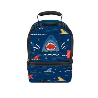 Imagem de Lancheira com isolamento térmico Thermos estampada Tubarão infantil