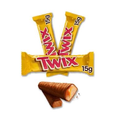 Imagem de Chocolate Twix Tradicional Kit 3 Unidades De 15G - Mars
