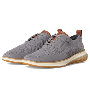 Imagem de Cole Haan Oxfords masculinos Og Energyweave Stitchlite Wing, Ironstone/British Tan/Marfim, 13, Pedra de ferro/bronze britânico/marfim, 45