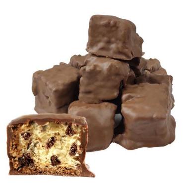 Imagem de Pedaços de Panetone com Gotas de Chocolate Coberto com Chocolate 200g 