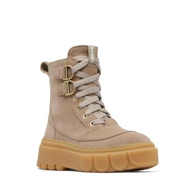 Imagem de Sorel Bota feminina Caribou X Lace Wp Fashion, Omega Taupe/Sea Salt, 42