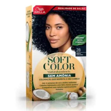 Imagem de Tonalizante Soft Color Preto Azulado 28 Wella