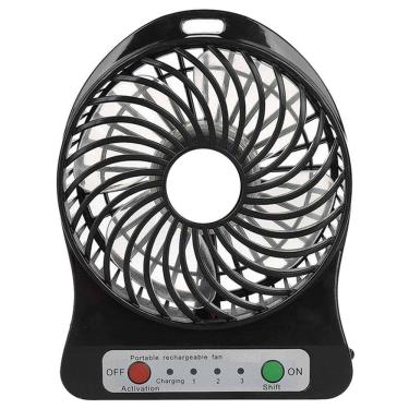 Imagem de Ventilador USB Recarregável 3 Níveis 2200mAh - 4,5W