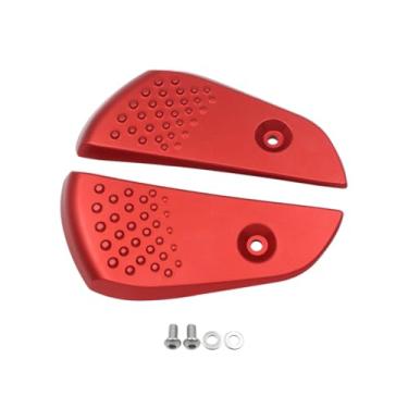 Imagem de Deevoka Pedais de motocicleta, apoios para os pés, montagem, suporte, reparo, substituição, acessórios modernos, apoios para os pés, degraus para Sprint 150, Vermelho
