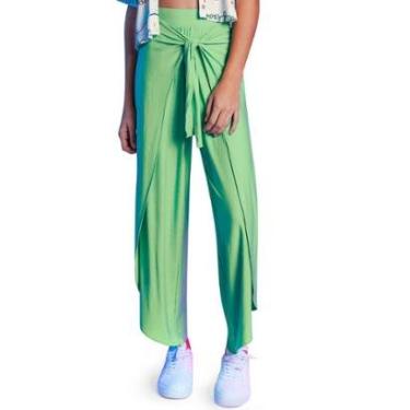 Imagem de Calça Envelope Feminina Rovitex Teen Verde-Feminino