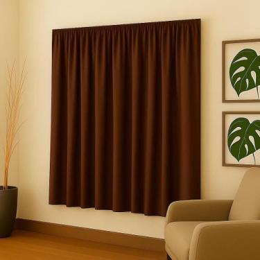 Imagem de Cortina Versátil 2,00X1,70 Para Sala Quarto Escritório Decoração Estil