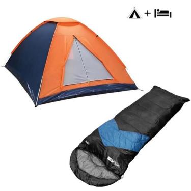 Imagem de Kit barraca panda 3/4 e saco de dormir viper - NAUTIKA