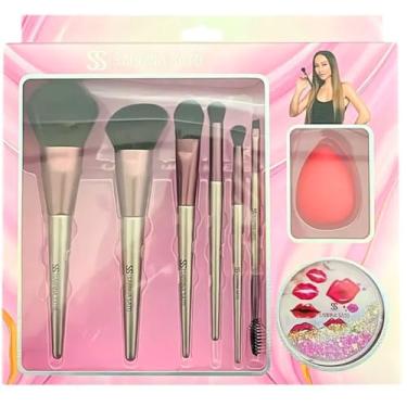 Imagem de SABRINA S KIT PINCEL MAQ+ESPONJA+ESPELHO MINI SP141