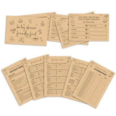 Imagem de Jogo de feudo amigável para chá de bebê Kraft para adultos e convidados, decorações de chá de bebê para grupos grandes festa de família -01