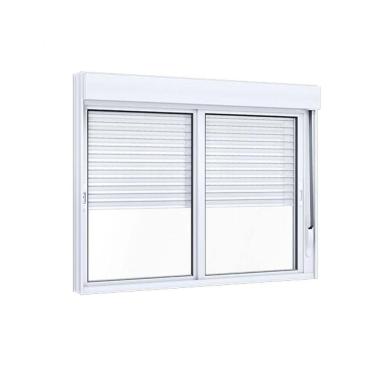 Imagem de Janela De Aluminio Correr C-persiana - 2 Folhas - 120x100 Giusto Branca