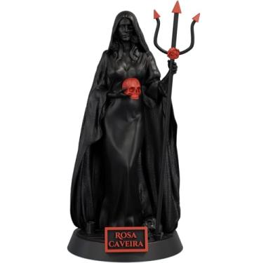 Imagem de Estátua Pombagira Rosa Caveira Imagem Umbanda Candomblé (Cor Nox Sanguine)