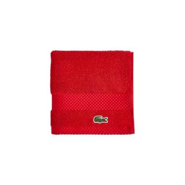 Imagem de Lacoste Heritage Pano de lavagem 100% algodão Supima, Fórmula 1, 33 cm x 33 cm – Altamente absorvente e de secagem rápida, toalha de banho super macia premium, essencial para banheiro, presente para