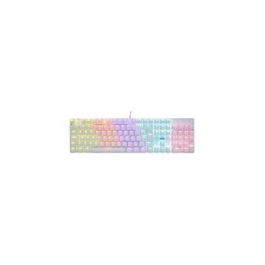 Imagem de Teclado Mecânico Gamer Dazz Orion Essential, RGB, Switch YH Blue, ABNT2, Branco - 62000131