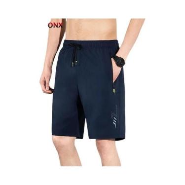 Imagem de Bermuda Esportiva Masculina De Secagem Rápida Para Corrida, Verão, Aca