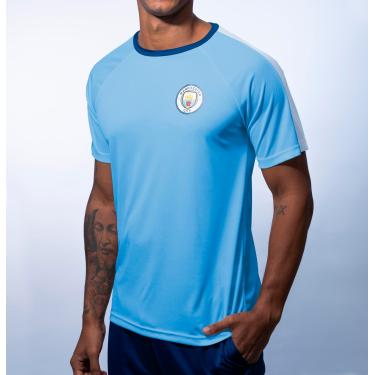 Imagem de Camiseta Masculina Dry Fit Mc Azul Claro P