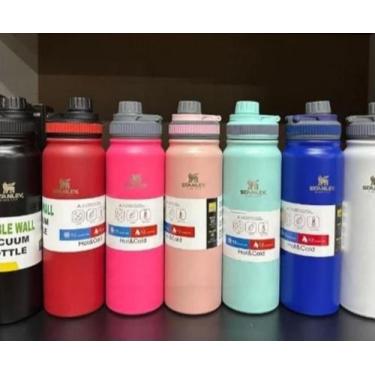 Imagem de Garrafa térmica Isolada a Vácuo De Aço Inox Portátil para academia esp