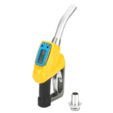 Imagem de Bocal medidor de combustível, bocal de combustível digital manual para gasolina de querosene diesel, bocal de combustível com medidor de fluxo