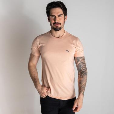 Imagem de Camiseta Acostamento Casual Rosa Nude-Masculino